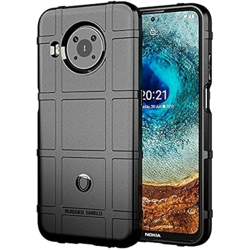 Nokia X10 /Nokia X20 Men Case,Heavy Duty Shockproof Military Grade Drop d Field Case Super Sturdy Bumper Full Body Rugged Hard Cover for Nokia X10 /Nokia X20 HD Black - Image 1